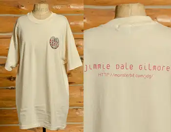 1996 Jimmie Dale Deadstock Gilmore Drąsus Naujesnių World Tour T-shirt
