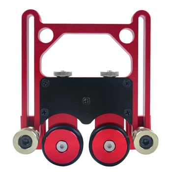 1Set Roller Vadovus Plunksnų Valdybos Multi-Tikslas Aiškus, Stabdžių Rikošetas Saugos Stumia Pagalbinis Įrankis Raudona