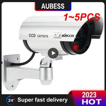 1~5VNT Smart Manekeno Stebėjimo Kameros vidaus/Lauko Vandeniui Netikrą CCTV Saugumo Kameros su Mirksinti Raudona LED Šviesos