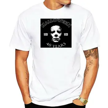 2022 Naujas Trumpas Rankovės Atsitiktinis Helovinas 2022 Michael Myers 40-mečio vyriški T-shirt Viršuje Gymer Tee custom t shirts
