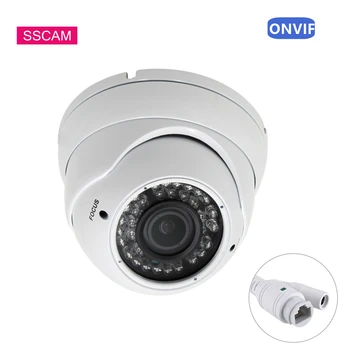 5MP POE IP Camera Indoor 4xZoom Vadovas Varifocal Infraraudonųjų spindulių Naktinio Matymo Onvif CCTV Vaizdo Stebėjimo Saugumo Kameros P2P El. paštas