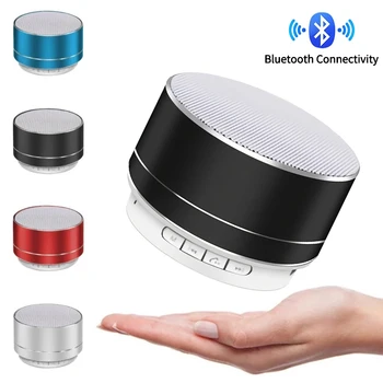 A10 Nešiojamą Belaidį Bluetooth Garsiakalbį Lauko žemų dažnių garsiakalbis Mini Garsiakalbis Parama TF Kortelę U Disko FM Radijo Muzikos Belaidis Garsiakalbis