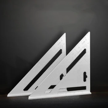 Aliuminio Lydinio Trikampis Valdovas 45 Laipsnių Kampu Matavimo Įrankiai, Multi-funkcija Aikštėje Valdovas Medinės Apdailos Įrankiai