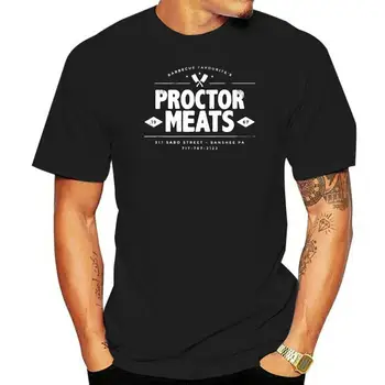 Aukštos Kokybės Proctor Mėsa T-Shirt Įkvėpė Televizijos Šou 100% Kokybės Medvilnės Mens Print T-Marškinėliai, 100% Medvilnės Suknelė Marškinėliai
