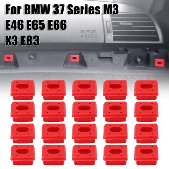 BMW 3 7 X3 Serija E46 E65 E83 prietaisų Skydelio Brūkšnys Apdaila Įrašus Įvorės Įdėklai Padengti Turėtojas Tvirtinimo Sagtys Fiksuotojo Apkabos, Automobilių Įrašą Int