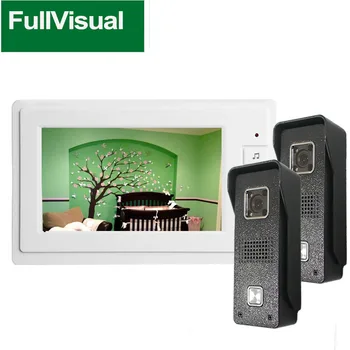 Fullvisual 7 Colių Vaizdo Domofonas Sistemos Namų Vaizdo Durų Telefonu Skambinti Kamera Kelis Sistema Vila Butas Vandeniui
