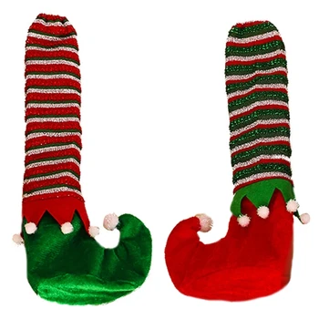 Kalėdų Elf Stalo Kojos Padengti Kėdės Koja Padengti Stalo Kojas Kojinės Atsparus Slydimui