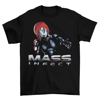 Mass Effect Infekcija, T-Marškinėliai, Unisex Suaugusiųjų Dydžių 