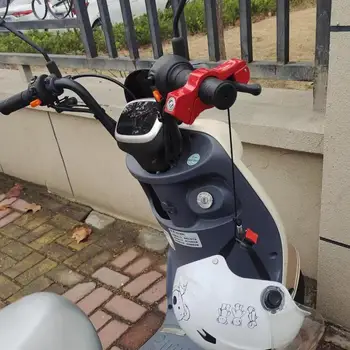 Motociklo rankenos droselio anti-theft užraktas elektra varomų automobilių, motociklų, dviračių baterija, automobilinis nešiojamas rankenos fiksatorius stabdžių užraktas