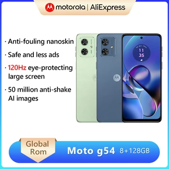 Motorola MOTO G54 5G Išmanųjį telefoną Mediatek Dimensity 7020 Octa Core 8GB128GB 6.5