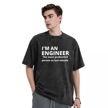 Negabaritinių Plauti Marškinėliai M Inžinierius Atsitiktinis T Shirts PASITIKĖJIMO MAN JUOKINGA Inžinerijos Marškinėlius Vyrams Vasaros Y2K Retro Spausdinti Drabužiai