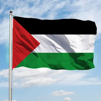 Palestinos Vėliava, 150 x 90 cm Aukštos Kokybės Poliesterio kabinti Gazos ruožo Palestinos Palestinos vėliavos banner