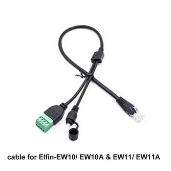 Perdavimo Adapteris Konversijos Kabelis, laikiklis, skirtas Elfin-EW10A EW11A Elfin-EE10A EE11A RJ45 RS232 RS485 Sąsaja