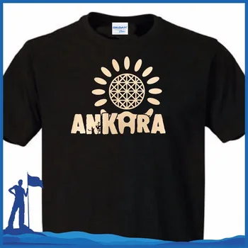 Stilius cool mados atsitiktinis naujovė įdomus marškinėliai vyriški moteriški marškinėliai spausdinimas atsitiktinis medvilniniai vyriški T-shirt Ankara, Turkija Tee marškinėliai