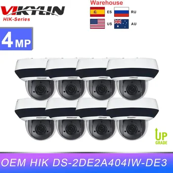 Vikylin HIK OEM 4MP PTZ) IP Camera DS-2DE2A404IW-DE3 4X Zoom PoE Built-in Mic CCTV Apsaugos Priežiūros Tinklo Camer