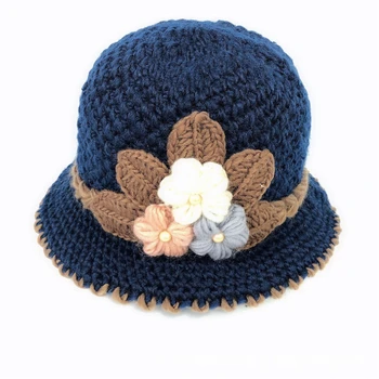 Žiemos vilnonių skrybėlę moterų megzti šiltas ausų apsaugos vėjo pliušinis pamušalas madinga skrybėlė